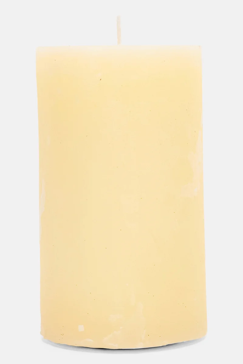 Muy Mucho Decorative Candle 9 Dia x 15 H cm, Ivory
