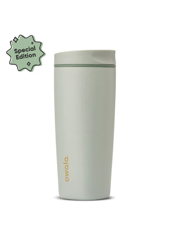 كوب قهوة SmoothSip Slider المعزول من الفولاذ المقاوم للصدأ، سعة ٢٠ أونصة/١٢ أونصة، كوب قهوة مثلجة قابل لإعادة الاستخدام، كوب قهوة ساخنة للسفر، خالٍ من مادة BPA - Image 1