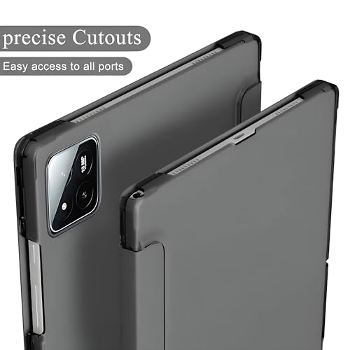 ProElite Cover for Xiaomi Mi Pad 8/8 Pro/Mi Pad 7/7 Pro 11.2 inch Cover, Flip Case Cover with Transparent Back & Stylus Pen [Auto Sleep Wake Support], Eiffel - Image 4