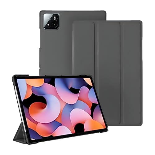ProElite Cover for Xiaomi Mi Pad 8/8 Pro/Mi Pad 7/7 Pro 11.2 inch Cover, Flip Case Cover with Transparent Back & Stylus Pen [Auto Sleep Wake Support], Eiffel - Image 5