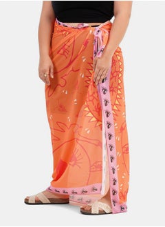 Clue Chiffon Beach Cover Up Skirt  - Image 2