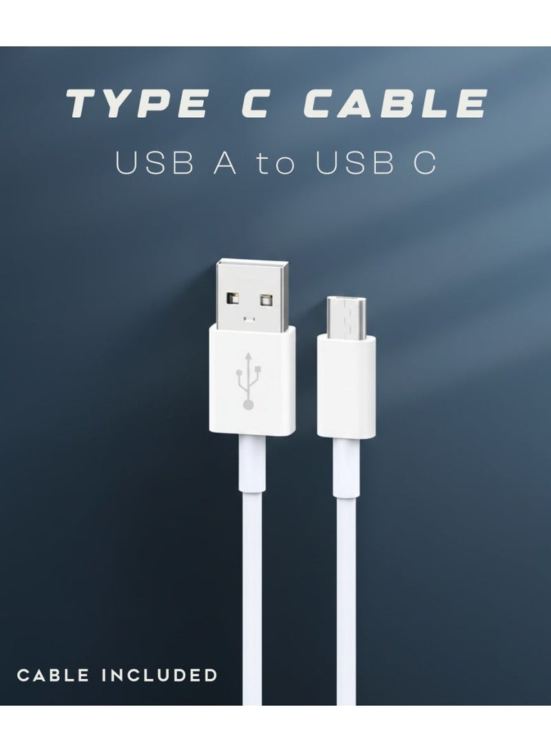جي تاب شاحن سريع G-TAB بقدرة 20 واط، شاحن جداري GaN مع منفذين USB-A و USB-C – متوافق مع آيفون، سامسونج، سماعات الأذن، التابلت، شحن سريع ونقل بيانات - Image 2