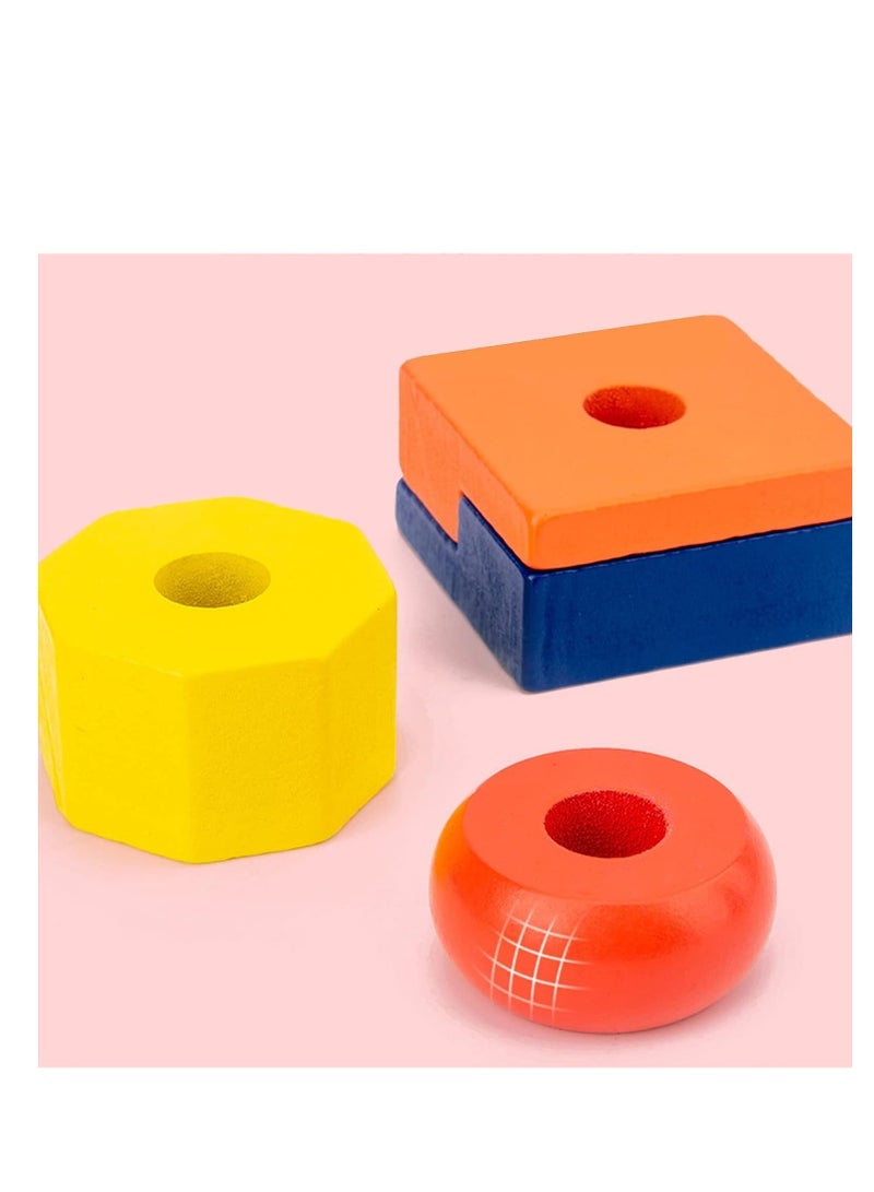 Factory Price لعبة برج التكديس قوس قزح 3 مجموعات - Image 3