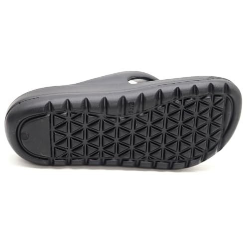 SVAAR Soft EVA Slippers for Men | Stylish Anti-Skid Flip-Flops with Arch Support & Bouncy Sole | Lightweight Indoor Outdoor Comfort Black - Image 5
