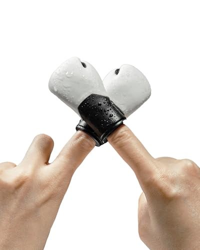 AQKILO Boxing Gloves Mini Finger Puppets Knock Out Your Stress Weird Stuff Random White Elephant Gifts White 2Pcs - Image 1