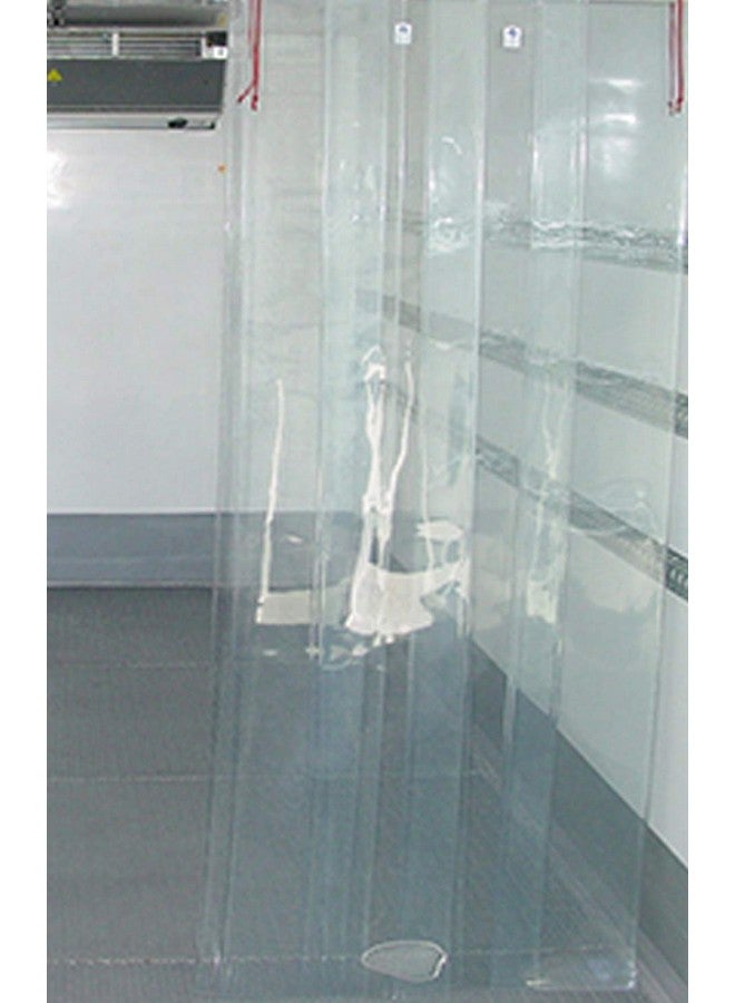 Kuber Industries 3 Strips Pvc Ac Curtain-7Ft 0.5Mm Transparent (Ckts25) - Image 2