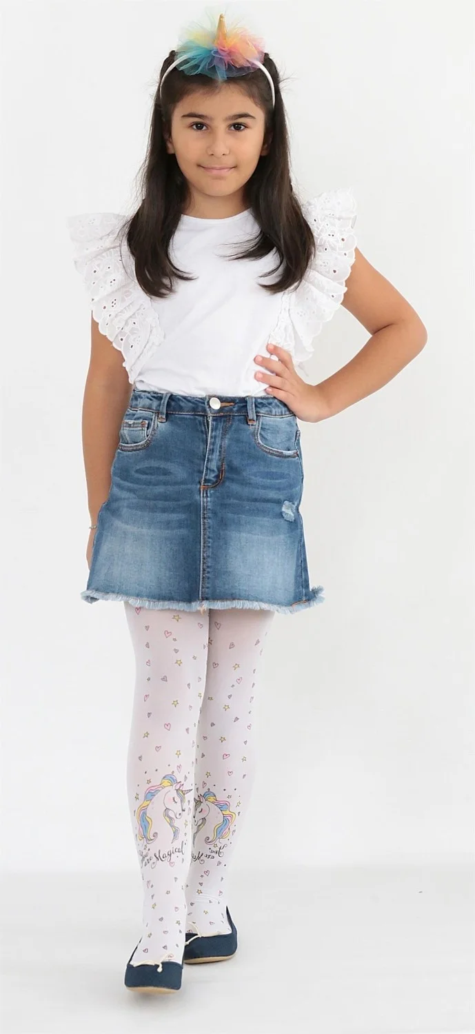 DayMod Veran Crown Set Children's Tights White