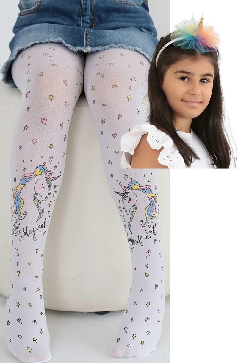 DayMod Veran Crown Set Children's Tights White