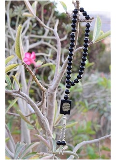 The Bros AYATAL KURSI Car Mirror Hanging Ornament For Muslim Vehicle Decorative Pendant With Arabic Names Calligraphy Islam Eid Religious Giftزينة معلقة لمرآة السيارة من آياتال كورسي  - Image 1