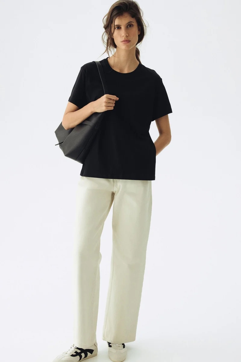 اتش اند ام تي-شيرت قطني للرضاعة من تشكيلة ماما