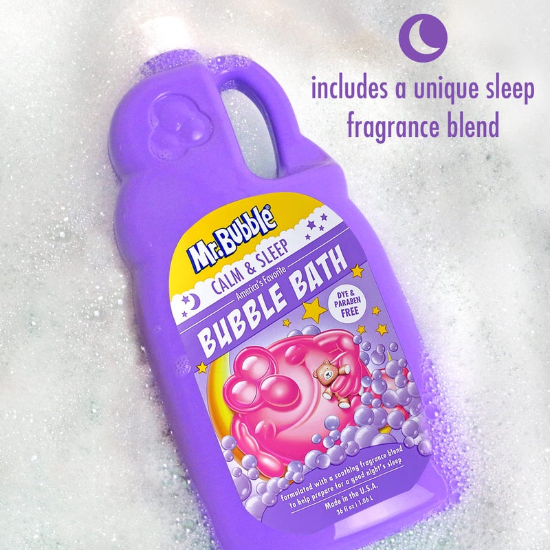 Mr. Bubble Calm & Sleep Bubble Bath (Pack of 2 Bottles, 36 fl oz Each) - Image 3