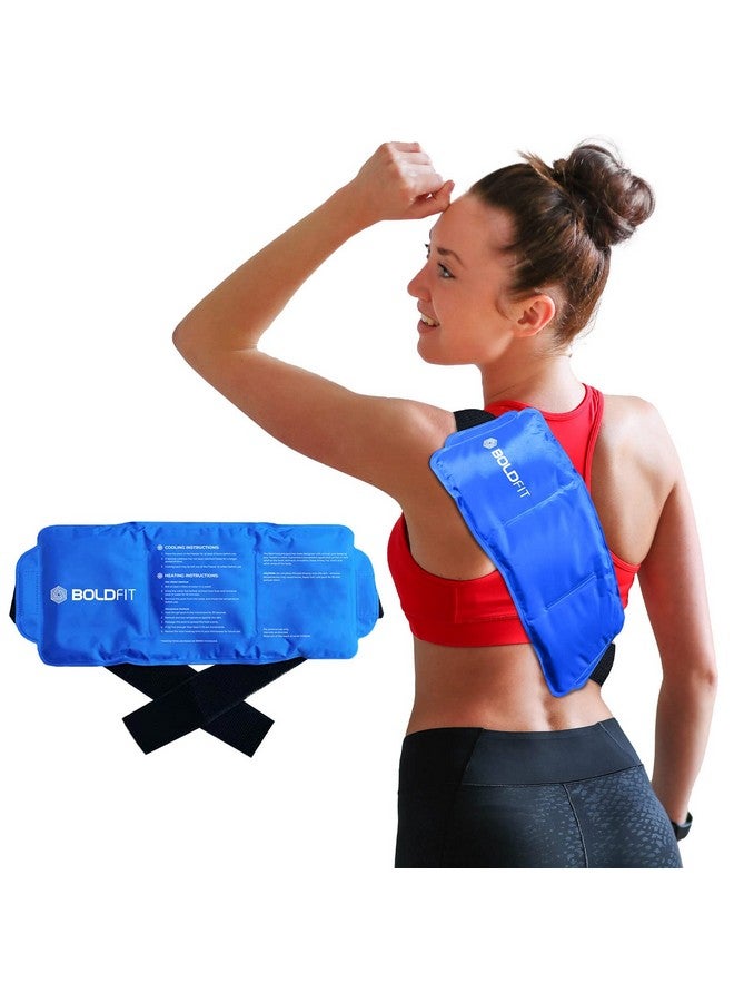 BOLDFIT Boldfit Reusable Hot and Cold Ice Gel Pack with Adjustable Strap Ice Bag for Pain Relief Cold Ice Gel Pack for Shoulder, Knee, Back, Neck, Hip Hot Compression Gel  - Image 1
