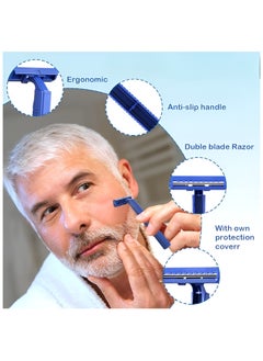 VENDIX Double Edge Razor Blades - 60-Piece Set, Sharp Stainless Steel, Precision Shaving for Men & Women, Full Body Smooth Shave  - Image 3