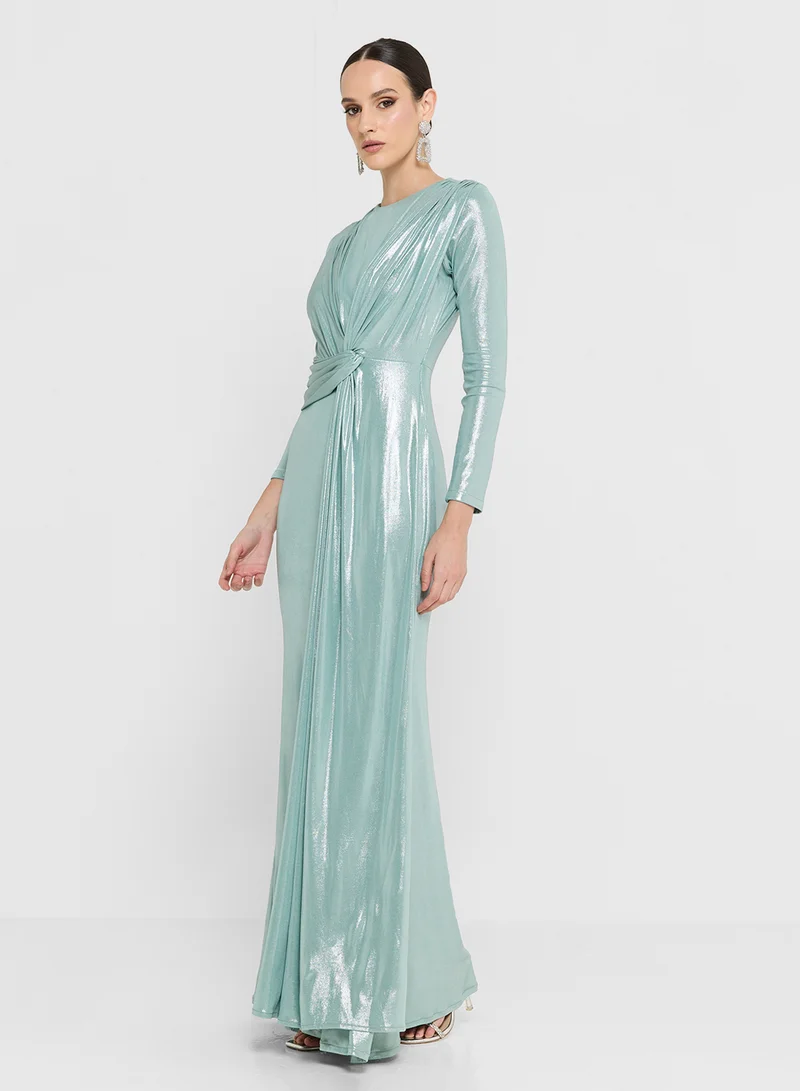 جولدن ابل Long Sleeves Maxi Dress