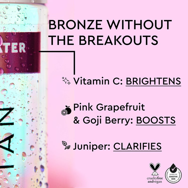 Tanologist Light Self Tan Water, Clear Self Tanning Water, Streak-Free Tanning Mist, Natural Bronze, No Fake Tan Smell, Long Lasting, Clean Ingredients, 6.76 fl. oz/200 ml Bottle - Image 2