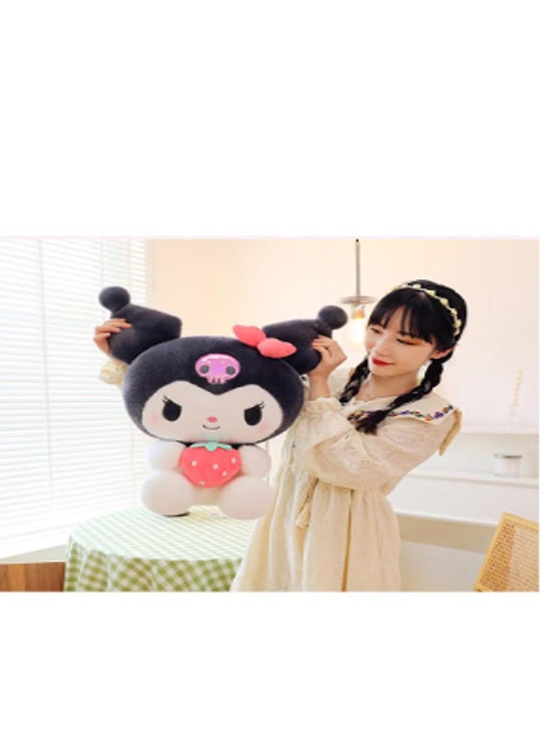 general 1 Pcs Sanrio Plush Toys Cute Stuffed Kuromi Doll Soft Anime Cartoon Plushie Home Decor Appease Girl Gift - Image 3