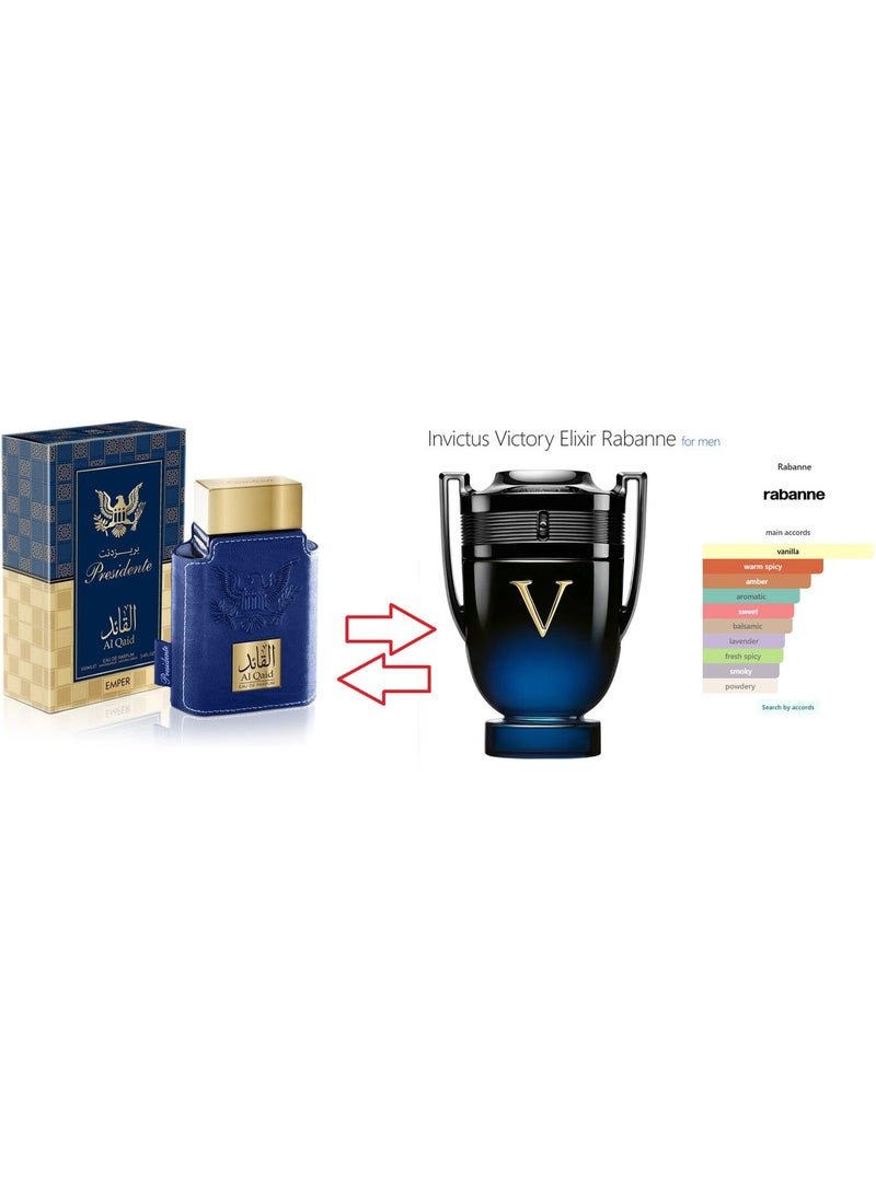 emper PRESIDENTE AL QAID Eau De Parfum For Men - 100ML - Image 4
