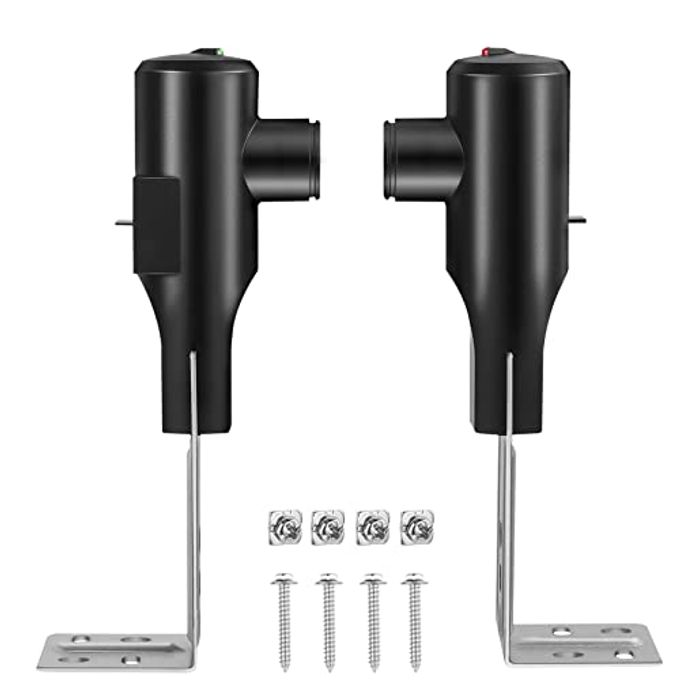 Vanesa for Genie Garage Door Sensor, Replacement for Genie/Overhead Garage Door Sensor, Compatible with Genie/Overhead Garage Door Opener Made After 1993, Item Includes Two Sensors (Receiving&Sending) - Image 1