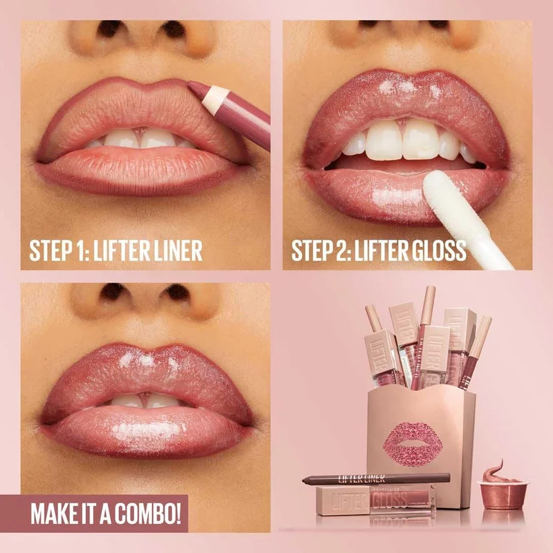 Maybelline New York  Lifter Liner 15 Open Late - Lip Liner with Hyaluronic Acid  | Best Price UAE