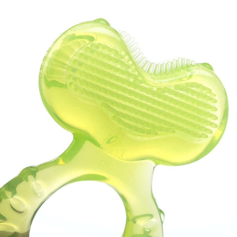 Nuby مجموعة عضاضات نوبى ثلاث خطوات 3 عبوات 3 أشهر أسطح عضاضة ناعمة وصلبة - Image 5