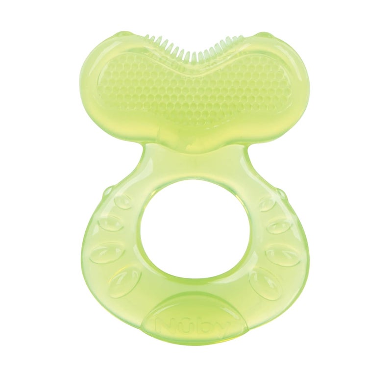Nuby مجموعة عضاضات نوبى ثلاث خطوات 3 عبوات 3 أشهر أسطح عضاضة ناعمة وصلبة - Image 4