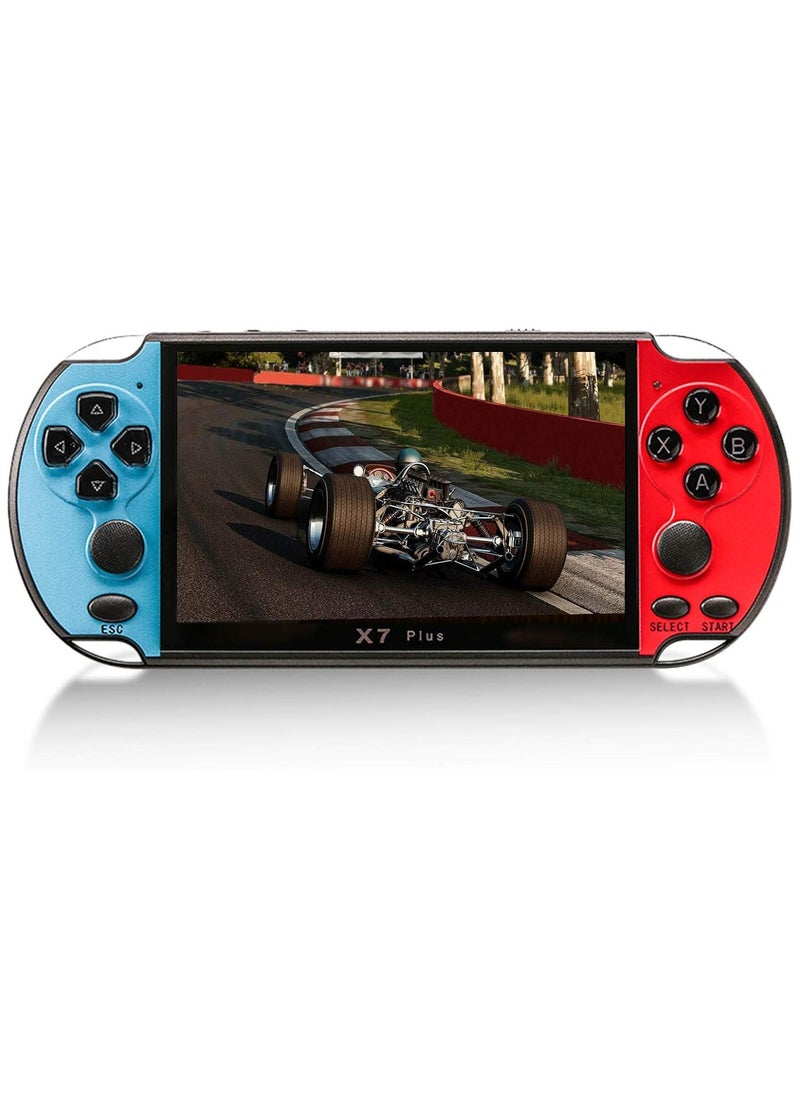 SMARTX - X7 Plus 5.1 Inch Handheld Video Game Console with Double Rocker, 8GB Memory, Built-in 1000 Classic Games, MP5 Player, Support TV Output, Portable Retro Gaming Device for Kids and Adults - Image 1