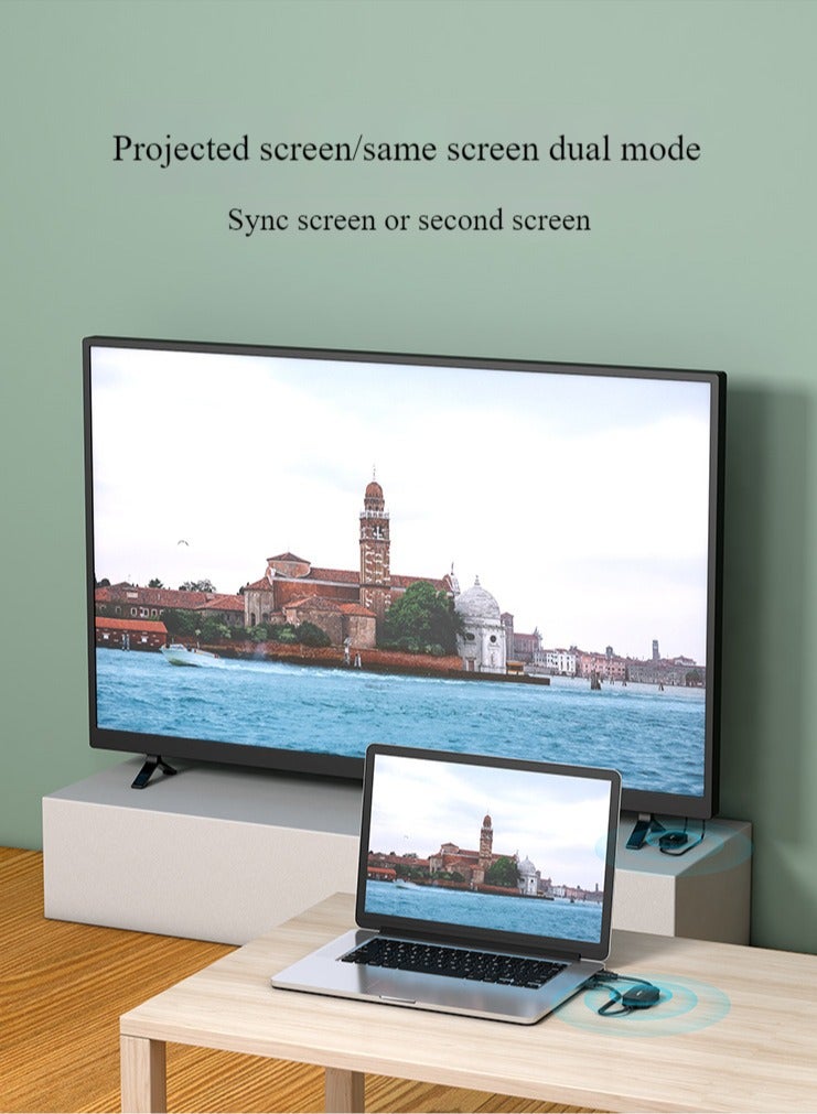 Wireless HDMI Transmitter and Receiver, Plug  Play, Wireless HDMI Extender Kit, Support 5GHz for Streaming Media Video/Audio/File for Laptop/PC/Camera/Phone to Monitor/Projector/HDTV - Image 5