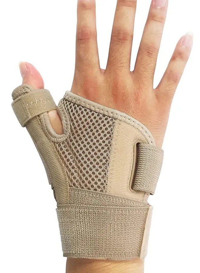 Flexible Splint Wrist Thumb Support Brace For Tendonitis Arthritis Breathable Thumb Protector Guard Fits Right And Left Hand - Image 1