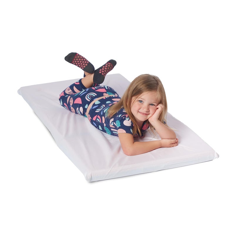 ROLLEE POLLEE Northwest White Microfiber Cot Sheets - Stitched Hem, Super Soft & Durable with Elastic Loops - Ideal for Preschool & Daycare Naptime Bedding - Toddler Size 23" x 42" 6-Pack - Image 2