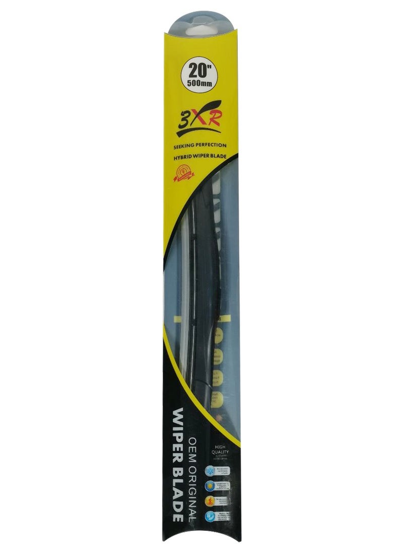 3XR 3XR Premium Model Car Wiper Blade 1 Pcs All Season Universal Car Hybrid Wiper Blade 20 inch 500mm  - Image 2