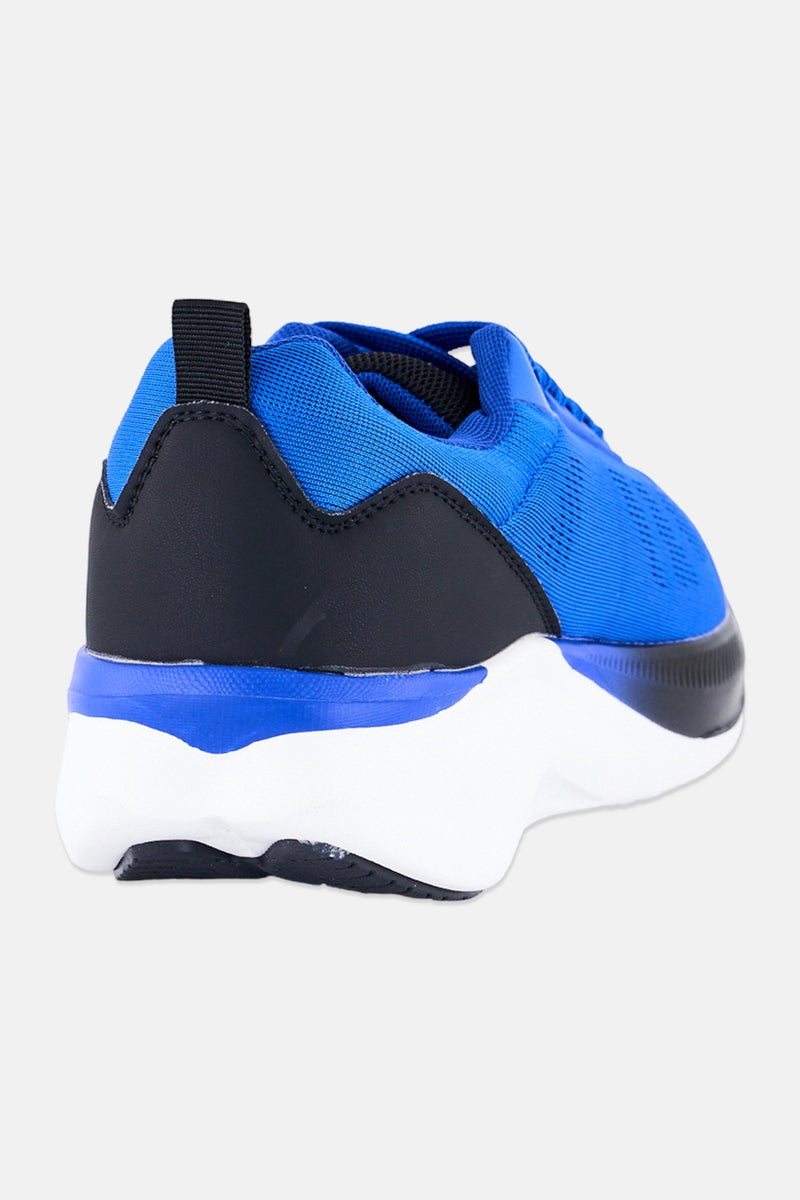 TapouT Men Lace Brand Logo Outdoor Shoes, Blue - Image 4