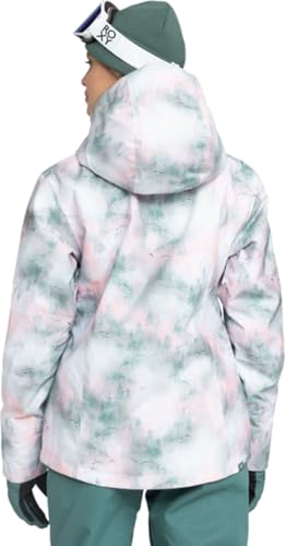 Roxy Women's Jetty Block Jacket – 10K Waterproof, Insulated Snow Jacket, PFAS-Free, Recycled Fabric, Pine, Small - Image 2