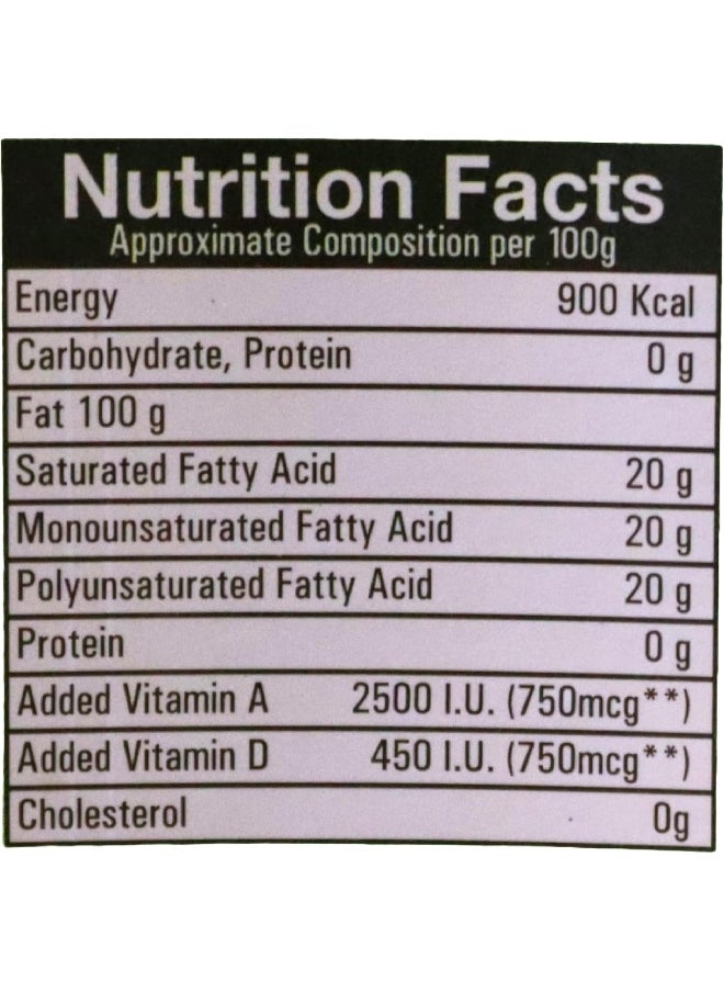 Nature's Choice Natures Choice Peanut (Ground Nut) Oil 1000 ml  - Image 5