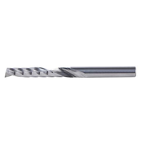 SpeTool Extra Long O Flute Spiral End Mill Carbide Router Bits 1-1/2 inch Cutting Length Single Flute Upcut for Acrylic PVC MDF Aluminum Cutter - Image 3