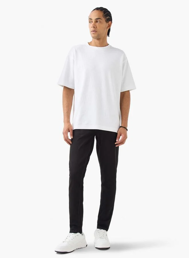 Lee Cooper Lee Cooper Skinny Fit Jeans with Button Closure and Pockets