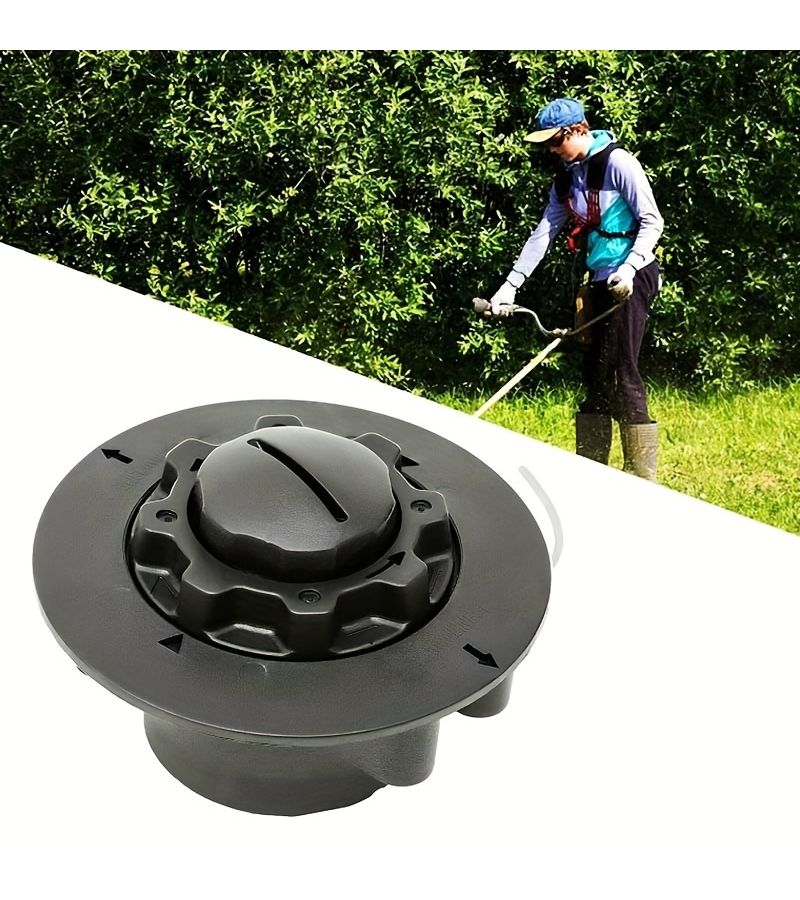 C5 2 String Trimmer Head Black Universal Replacement For Stihl Grass Cutter Accessories - Image 1