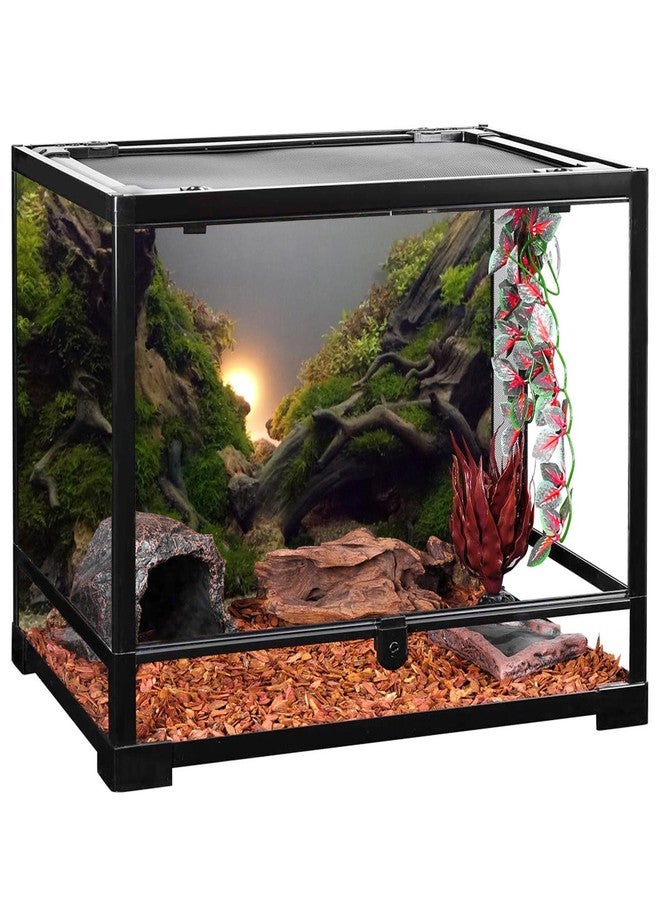 AWERT River Bed & Lake Aquarium Background Sunshine Aquatic Plant Fish Tank Background Vinyl 48x20 inches - Image 4