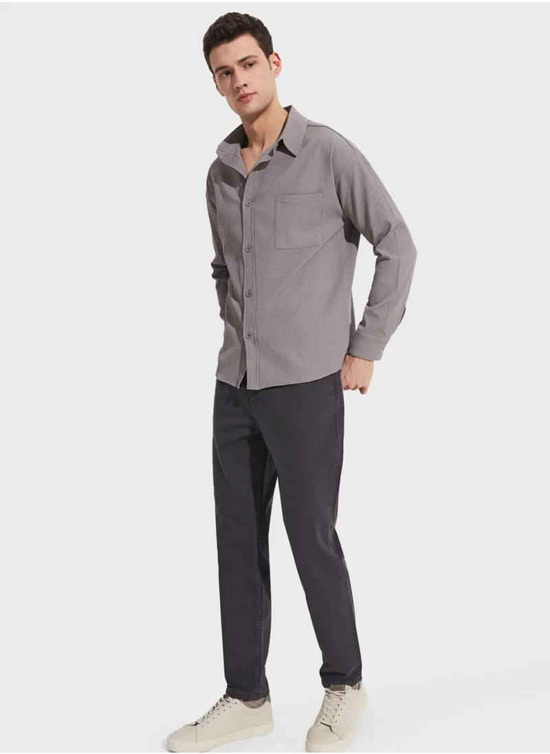 جون Essential Straight Fit Trousers