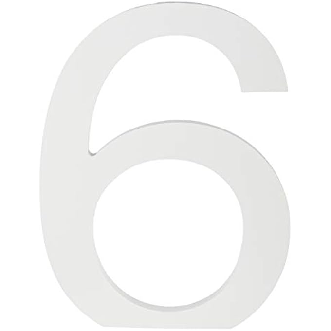 WOODEN NUMBER 6 ELT120 EDUCATIONAL TOY - Image 1