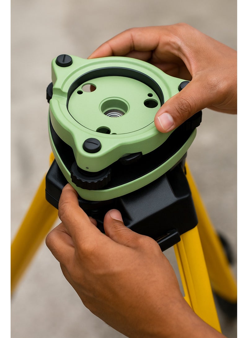 Leica Compatible Total Station Tribrach Base Plate with Optical Plummet – Precision Surveying Accessory - Image 1