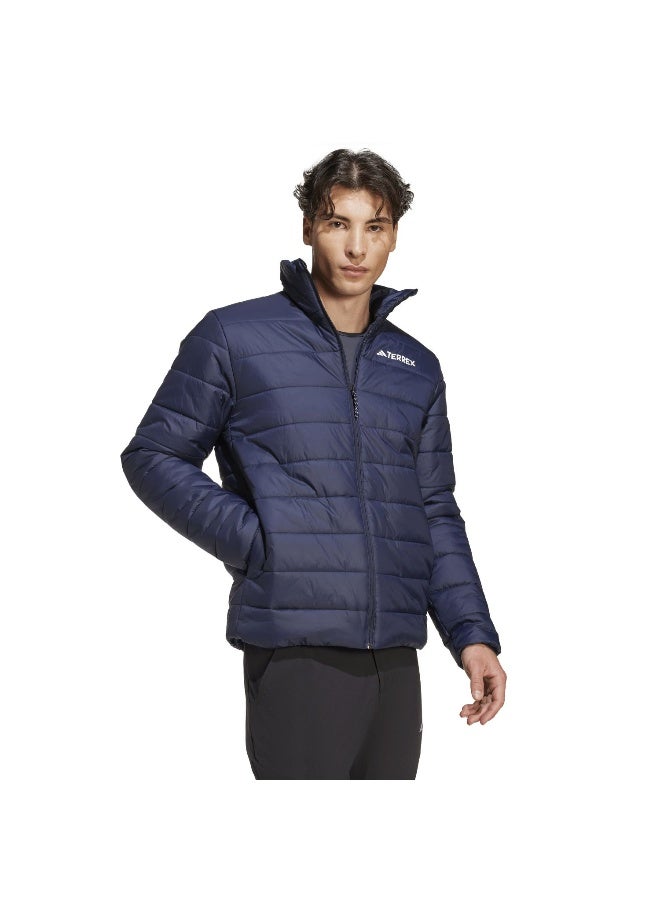 Adidas Mt Ess Pad J Blue Hiking Jackets For Men XS  - Image 4