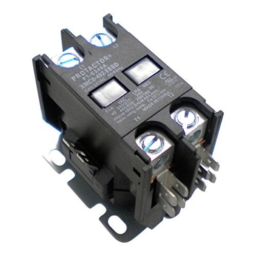 Protactor 2 Pole 40 AMP Heavy Duty AC Contactor Replaces Virtually All Residential 2 Pole Models - Image 1