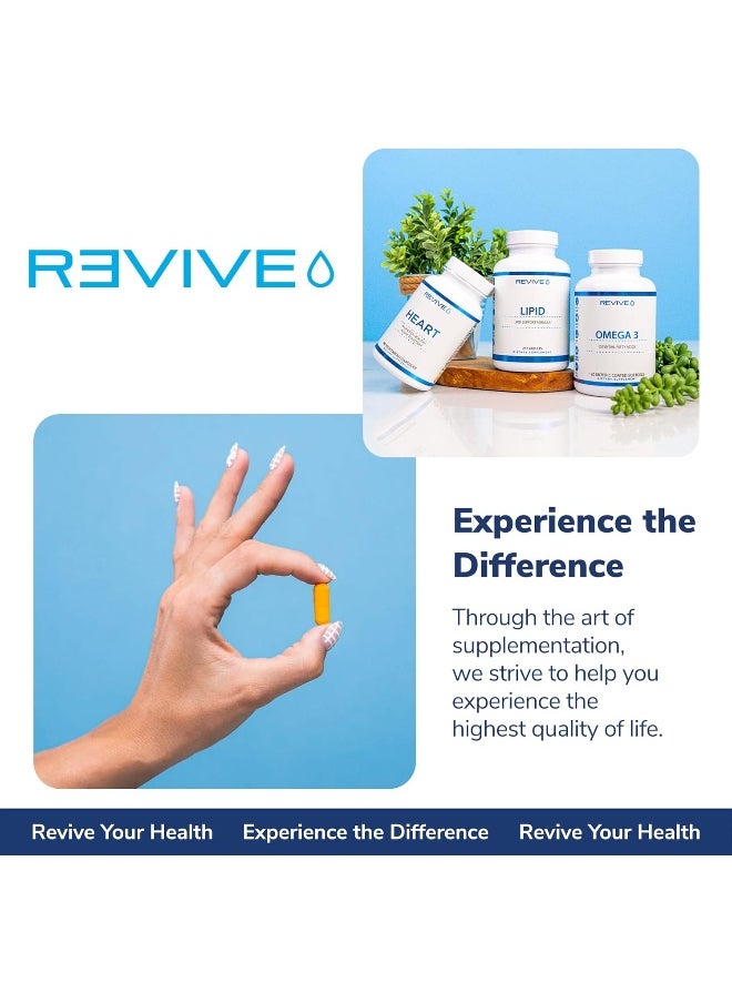 revive - Revive MD | Turmeric + | Joint Support | Reduce Chronic Inflammation | Digestive Support | Cardiovascular Support | 120 Capsules - Image 1