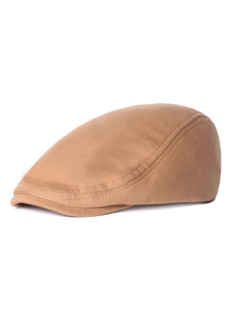 Loquat - Solid wool Beret khaki - Image 1