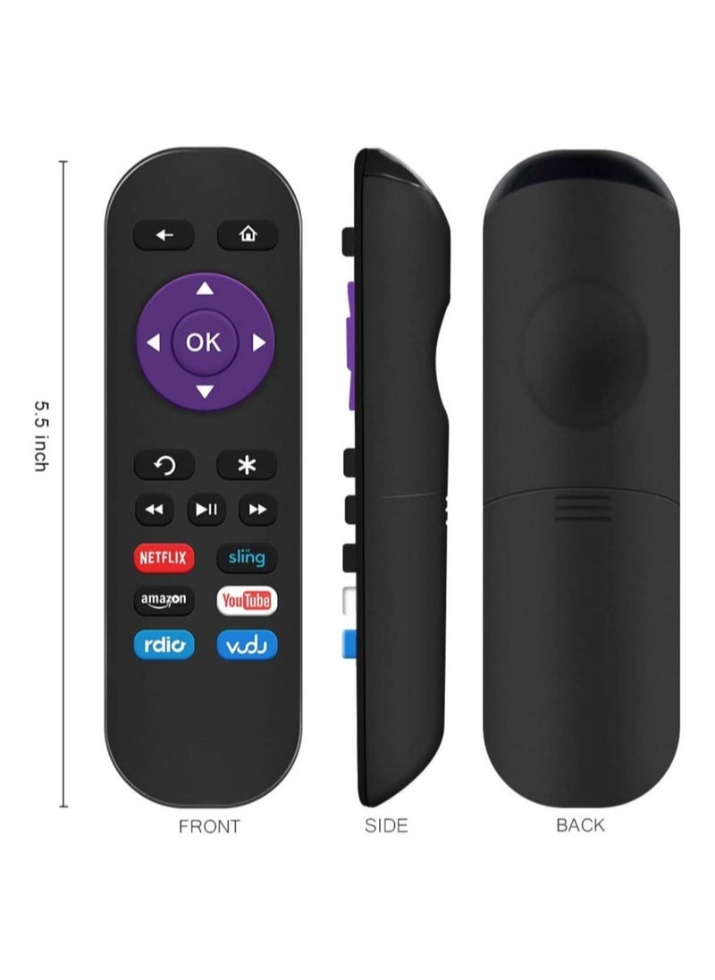 ELTRAZONE - Replacement Remote Control for Roku Box Model: Roku 1, Roku 2(HD, XD, XS), Roku 3, Roku LT, HD, XD, XDS, Roku N1 - Image 1