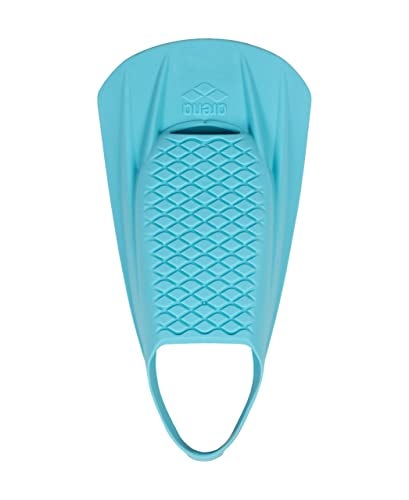 arena Unisex Kids Junior Swim Training Fins for Lap Swimming, Open Heel and Hydrodynamic Slits, Sky, Size 9-10 US - Image 3