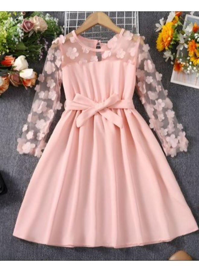 Pink dress imported material very elegant - Image 1