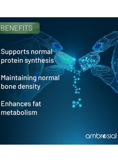 ambrosial 30 Mg Zinc capsules to support immune system and enzyme functions 60 Vej capsules  - Image 5