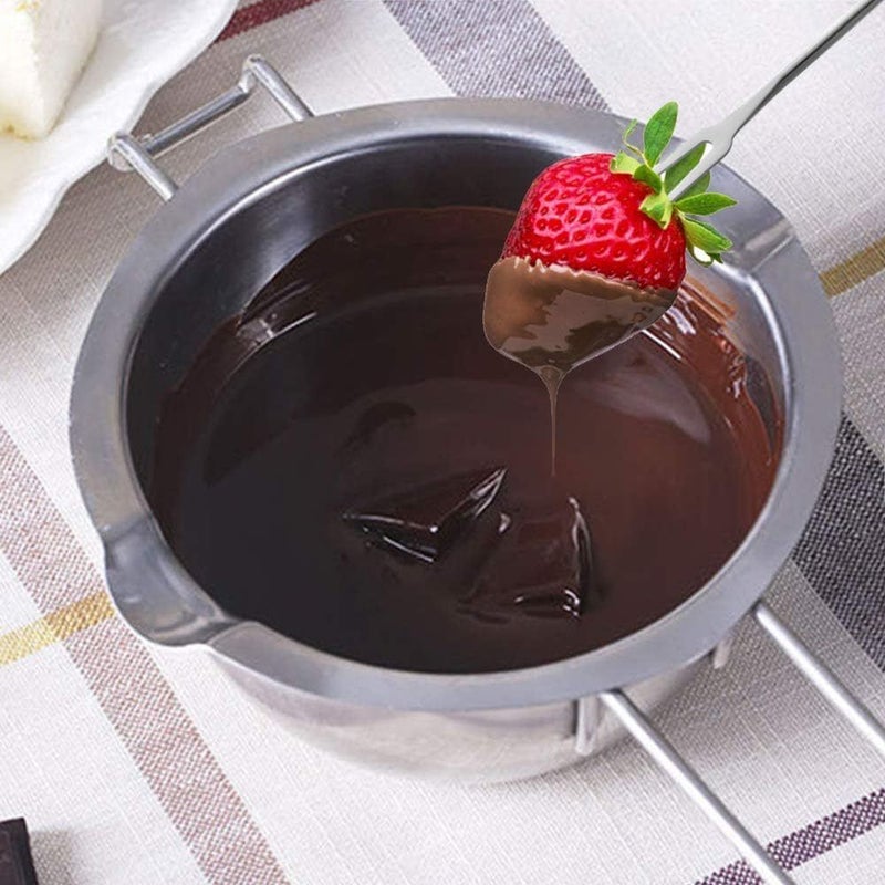 Double Boiler Pot 600ml 304 Stainless Steel for Melting Chocolate Wax Candle - Image 5