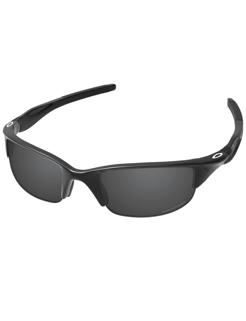 PapaViva Replacement Lenses & Rubber Kits for Oakley Half Jacket 2.0 OO9144 62mm Sunglass Solid Black Polarized - Image 3
